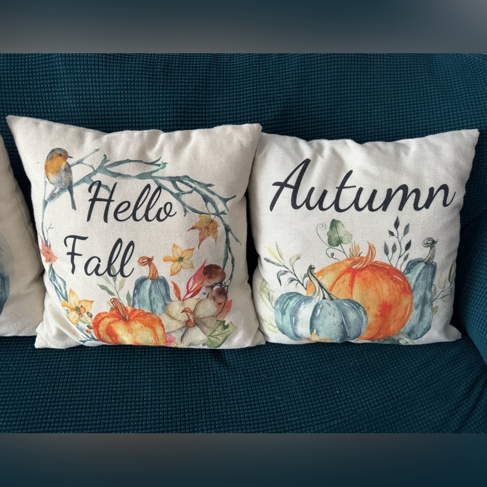 Autumn Themed Decorative Pillows